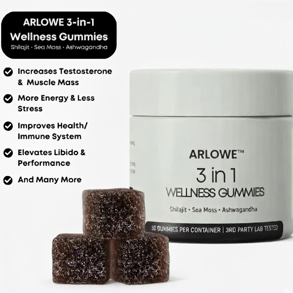 Arlowe Elixir™ – 3-in-1 Vitality Gummies
